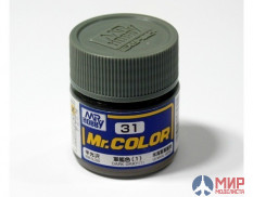 C 31 Gunze Sangyo (Mr. Color) Краска уретановый акрил Mr. Color 10мл DARK GRAY (1)