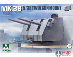 2146 Takom 1/35 MK.38 5''/38 TWIN GUN MOUNT