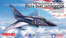 DS-006 Meng Model 1/72 Самолет CONVAIR F-106A DELTA DART INTERCEPTOR