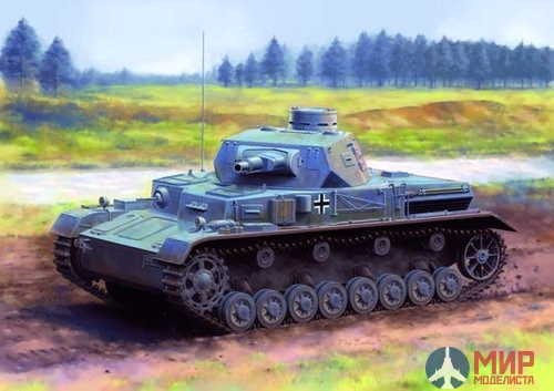 6816 Dragon танк  Pz.Kpfw.IV Ausf.A mit Zusatzpanzer  1/35