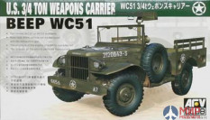 AF35S15 AFV Club 1/35 Американский джип US WC51 3/4 Ton Weapons Carrier 'Beep'