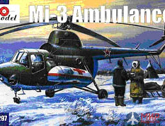 AMO7297 Amodel Mil Mi-3 Soviet Ambulance Helicopter