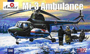 AMO7297 Amodel Mil Mi-3 Soviet Ambulance Helicopter