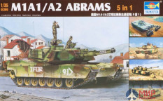 01535 Trumpeter 1/35 Танк M1A1/A2 "Абрамс" (5 в 1)