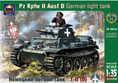 35016 АРК модел Немецкий легкий танк Т II D