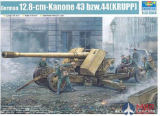 02317 Trumpeter 1/35 Немецкая 128-мм противотанковая пушка Pak 44 KRUPP