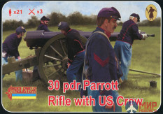 STR182 Strelets*R 1/72 30 pdr Parrott Rifle with US Crew