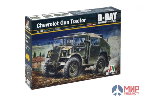 0240 Italeri автомобиль  CHEVROLET GUN TRACTOR (1:35)