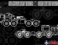 MA72009 Modelcollect   USA M983A2 HEMTT Tractor and Soviet MAZ 7410 tractor COMBO (C ЭКИПАЖЕМ)
