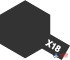 81518 Tamiya X-18 Semi Gloss Black краска акрил глянцевая 10мл