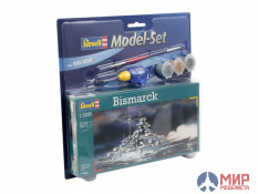 05802 REVELL ПОДАРОЧНЫЙ НАБОР С МОДЕЛЬЮ НЕМЕЦКОГО ЛИНКОРА BISMARCKL (1:1200)