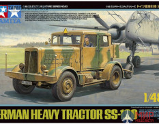 32593 Tamiya 1/48 немецкий тягач Heavy Tractor SS-100 с фигурой водителя