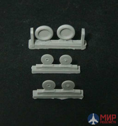 Ns72148-a North Star Models 1/72 Wheels set for Soviet WWII plane U-2 / Po-2 - No Mask series