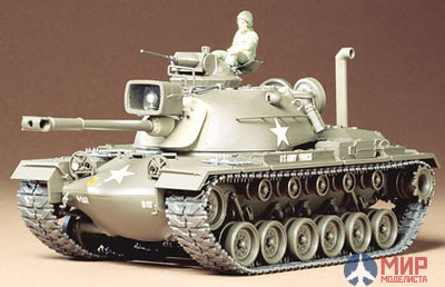35120 Tamiya 1/35 Американский тяжелый танк M48A3 Patton, 1 фигура