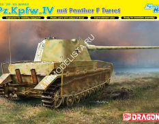 6824 Dragon танк Pz.Kpfw.IV mit Panther F Turret 1/35
