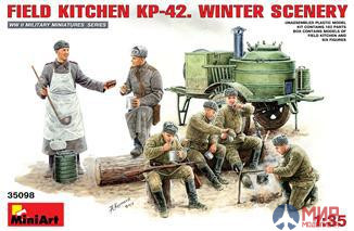 35098 MiniArt 1/35 Полевая кухня КП-42, зимний вариант