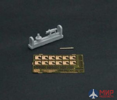 NSA200025-a North Star Models 1/200 Canet Guns on Meller mounts 1906 y. with central pin  (12 pcs)