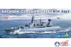 6001 Takom 1/350 SACHSEN-CLASS FRIGATE 3 IN 1