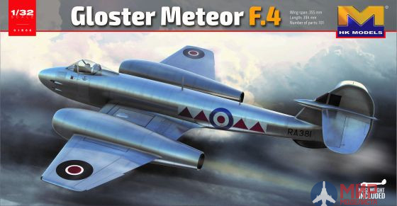 01E06 HK models 1/32 GLOSTER METEOR F.4