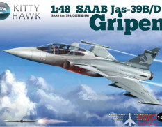 KH80118 Kitty Hawk 1/48 Самолет SAAB Jas-39B/D Gripen