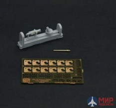 NSA200025-b North Star Models 1/200 Canet Guns on Meller mounts 1904 y. with front pin  (12 pcs)