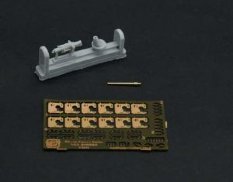 NSA200025-b North Star Models 1/200 Canet Guns on Meller mounts 1904 y. with front pin  (12 pcs)