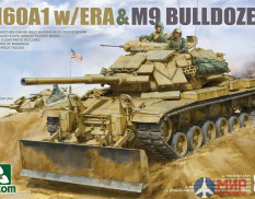 2142 Takom 1/35 M60A1 w/ERA&M9 BULLDOZER