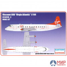 ЕЕ144139_3 Восточный Экспресс 1/144 Viscount 800 VIRGIN ( Limited Edition )