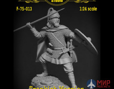 F-75-013 Altores studio 75mm Фигура Frankish warrior. 5th century (1:24) Resin kit 2 варианта сборки