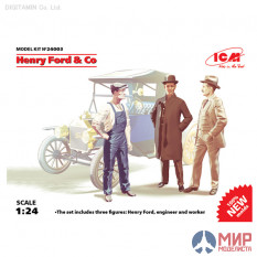 24003 ICM 1/24 Генри Форд и Ко (3 фигуры)