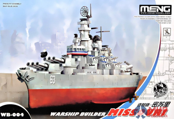 WB-004 Meng Model Warhip Builder Missouri