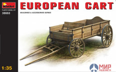 35553 MiniArt аксессуары  EUROPEAN CART  (1:35)