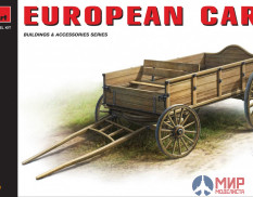 35553 MiniArt аксессуары  EUROPEAN CART  (1:35)