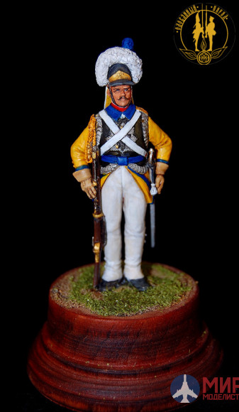 ОП.60.070 Оловянный парад Рядовой Екатеринославского кирасирского полка конца 1780-ых г.
