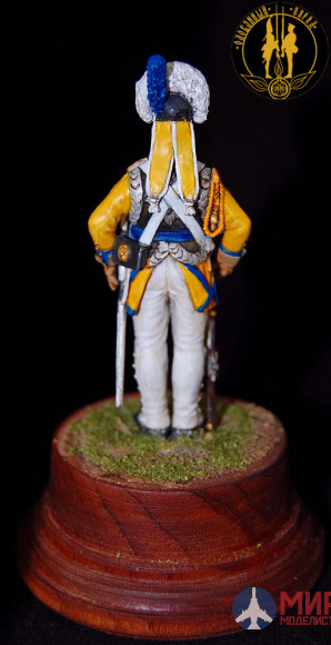 ОП.60.070 Оловянный парад Рядовой Екатеринославского кирасирского полка конца 1780-ых г.