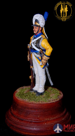 ОП.60.070 Оловянный парад Рядовой Екатеринославского кирасирского полка конца 1780-ых г.