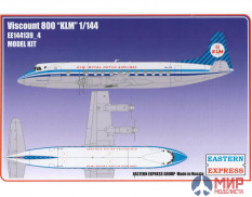 ЕЕ144139_4  Восточный Экспресс 1/144 Viscount 800 KLM ( Limited Edition )