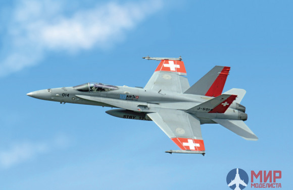 1385 Italeri  самолёт  F/A-18 SWISS AIR FORCES  (1:72)