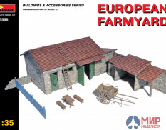 35558 MiniArt наборы для диорам  EUROPEAN FARMYARD  (1:35)
