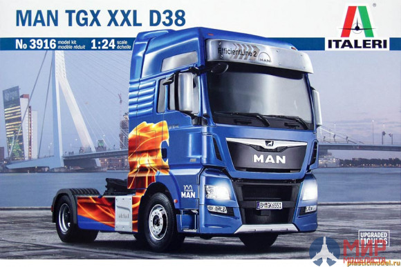 3916 Italeri Автомобиль MAN TGX XXL D38 1/24