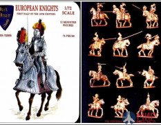 DDS72005 DarkDreamStudio 1/72 European Mounted Knights