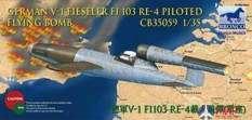 CB35059 Bronco 1/35 V-1 Fi103 Re4 Piloted Flying Bomb