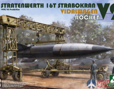 2123 Takom 1/35 STRATENWERTH 16t STRABOKRAN 1944/45 PRODUCTION + VIDALWAGEN ROCKET V2