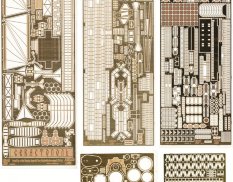 NSA350114 North Star Models 1/350 Фототравление Стандартный набор для модели "Севастополь" 1914
