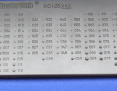 MC435006 MasterClub  сферическая заклепка, диаметр-0.9mm;  диаметр отверстия для монтажа-0.6mm;120шт