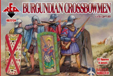 RB72124  Red Box Burgundian crossbowmen. 15 cent