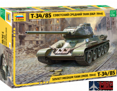 3687 Звезда 1/35 Советский средний танк Т-34/85 обр. 1944 г.