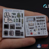 QD35023 Quinta Studio 3D Декаль интерьера кабины для семейства К-4386 Тайфун-ВДВ (для модели MENG)