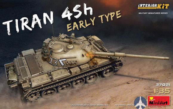 37021 MiniArt танк  TIRAN 4 Sh EARLY TYPE INTERIOR KIT  (1:35)