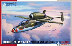 SH72341 Special Hobby Heinkel He 162A Spatz German WWII Jet Fighter